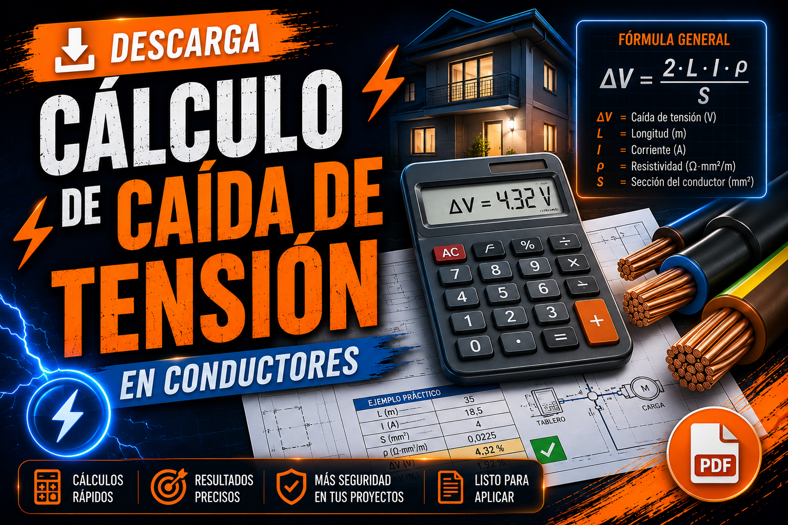 Calculo caída de tensión